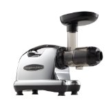 Omega J8006 Nutrition Center Commercial Masticating Juicer, Black and Chrome