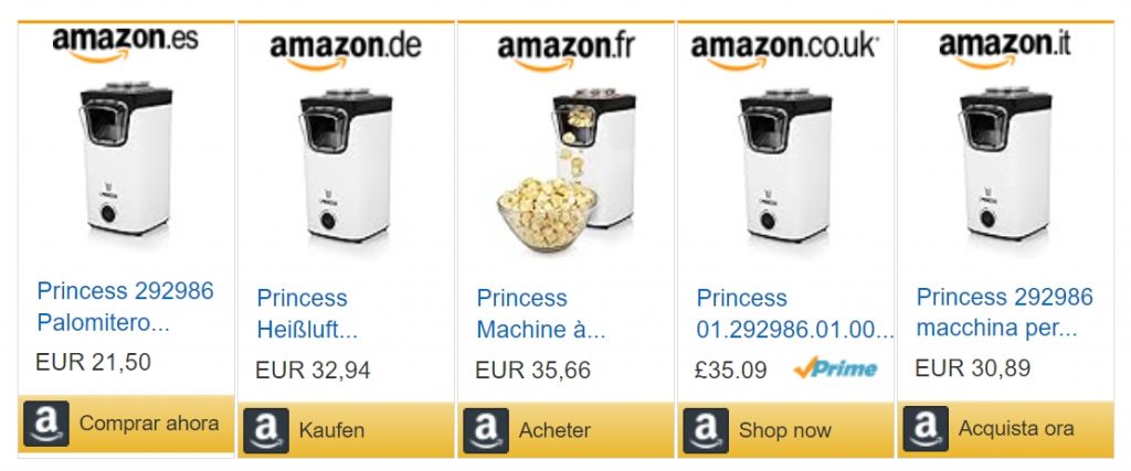 prix comparés