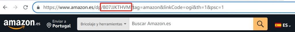 trouver Asin